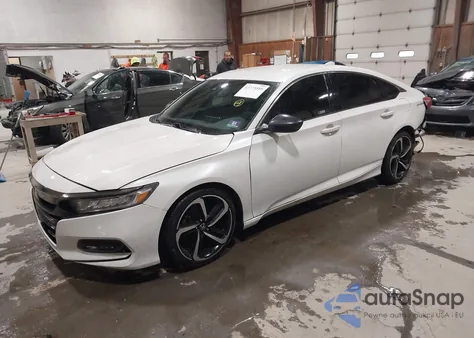 2018 Honda Accord Sport из США, поврежденный, VIN 1HGCV1F39JA239033